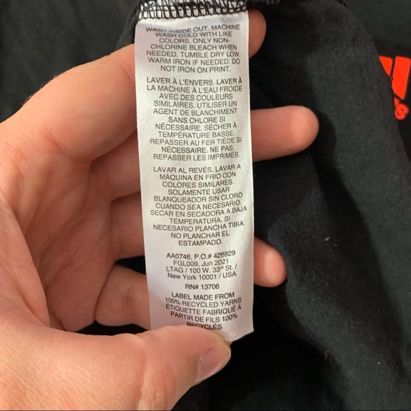 Adidas Boys Long Sleeve T-Shirt Hoodie Lot Boys Size Medium - Picture 5 of 5